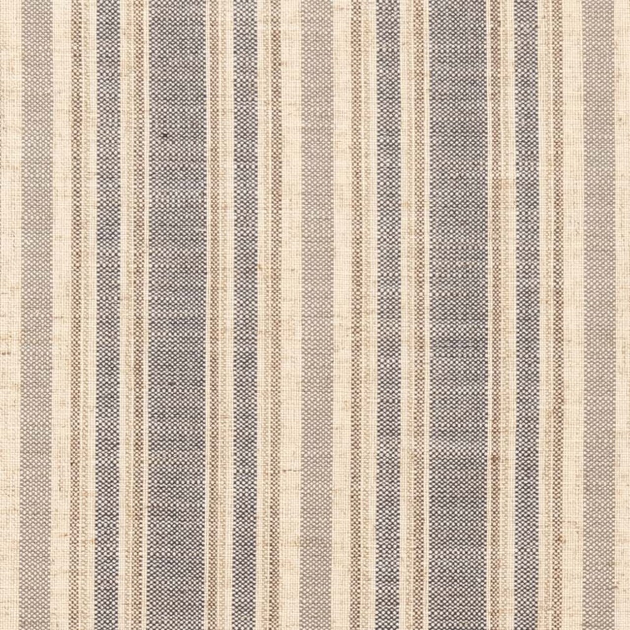 Upholstery Fabric - Grey & Silver Stripe Upholstery Fabric 54 Inches"
